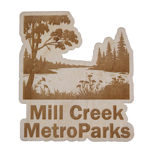 Scenic Lake Cohasset Wood Magnet